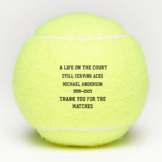 Pelota de tenis personalizada: una vida en la canc