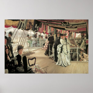 Pelota en el portapapeles de James Tissot, arte vi