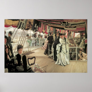 Pelota en el portapapeles de James Tissot, arte vi