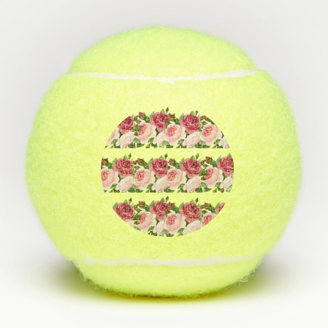Pelota floral de tenis (Anverso)
