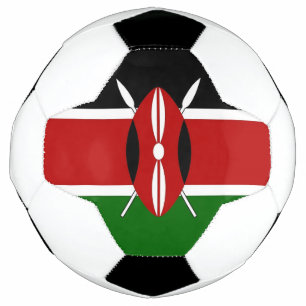 Pelota patriótica con bandera de Kenia