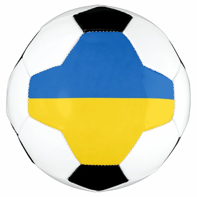 Pelota patriótica con bandera de Ucrania (Anverso)