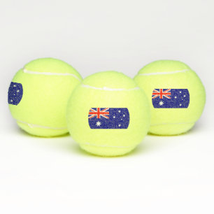 Pelota patriótica de tenis con bandera de Australi