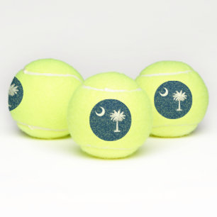 Pelota patriótica de tenis con bandera de Carolina