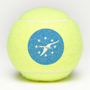 Pelota patriótica de tenis con bandera de Corpus C