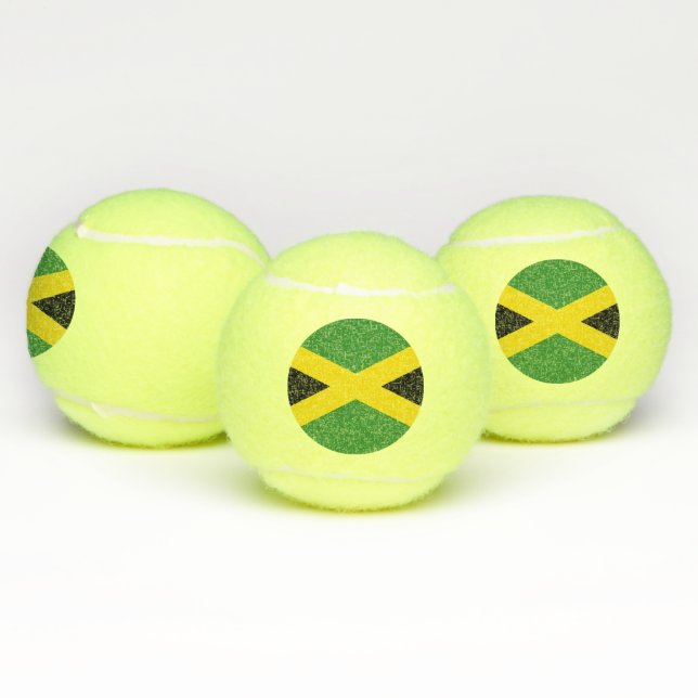 Pelota patriótica de tenis con bandera de Jamaica (Múltiples)