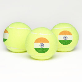Pelota patriótica de tenis con bandera de la India