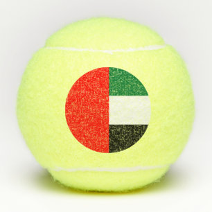Pelota patriótica de tenis con bandera de los Emir