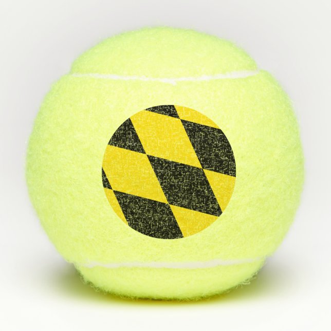 Pelota patriótica de tenis con bandera de Múnich (Anverso)