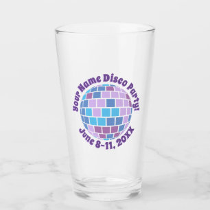Pelota retro púrpura Disco PERSONALIZADA