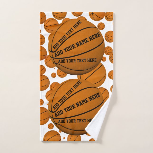 Pelotas de baloncesto (Toalla de mano)