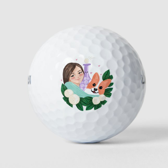 Pelotas de golf (Anverso)
