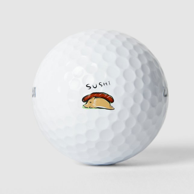 PELOTAS DE GOLF すしすしSUSHIコーギー (Anverso)