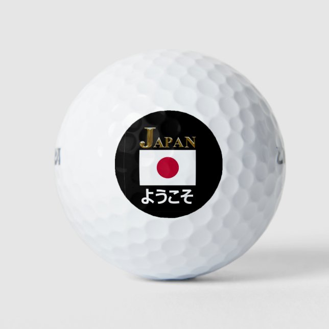 PELOTAS DE GOLF よ う こ BIENVENIDOS A JAPÓN (Anverso)