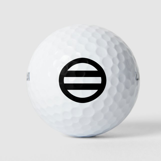 PELOTAS DE GOLF 丸に二つ引き (Anverso)