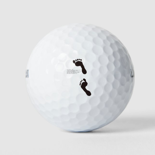 PELOTAS DE GOLF 足跡 (Anverso)