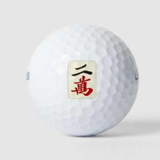 PELOTAS DE GOLF 麻雀牌 二萬 / TWO OF CHARACTERS -MAHJONG TILE-