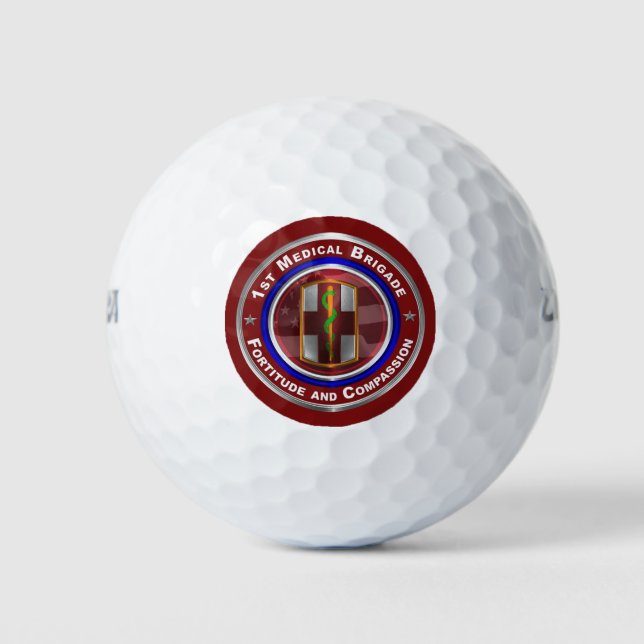 Pelotas De Golf 1ª Brigada Médica (Anverso)