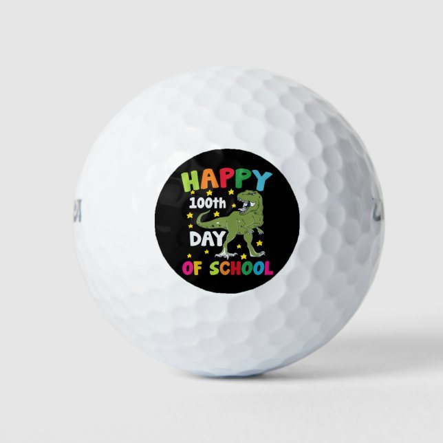 Pelotas De Golf 100 días de escuela Trex 100º día de escuela  (Anverso)