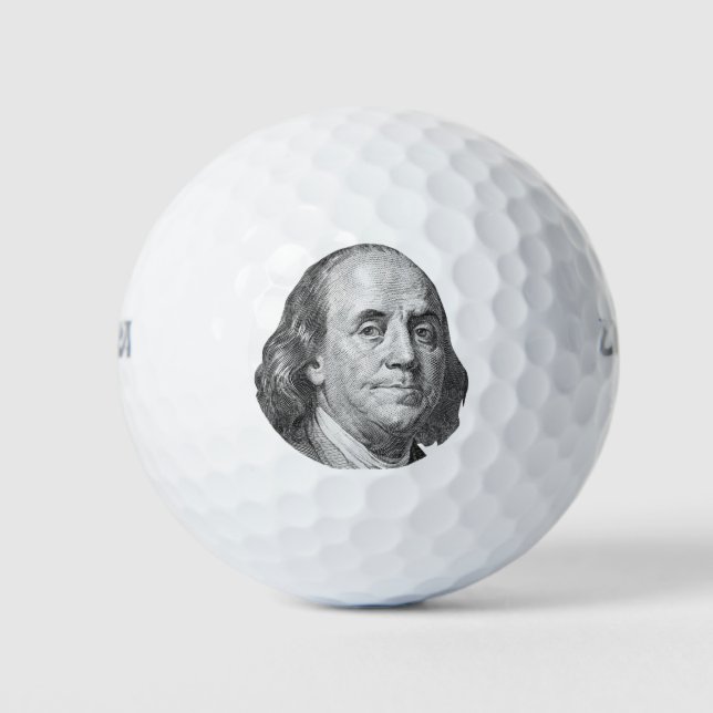 Pelotas De Golf 100 dólares, Benjamin Franklin (Anverso)