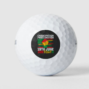 Pelotas De Golf 10 de junio Proclamación de emancipación Libertad 