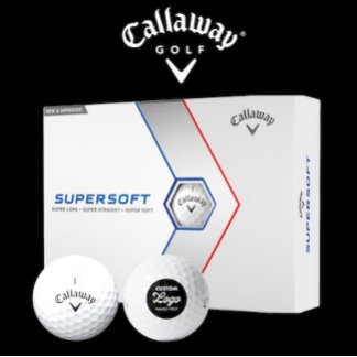 Pelotas De Golf 12 x Callaway Supersoft Custom Logo Golf Balls