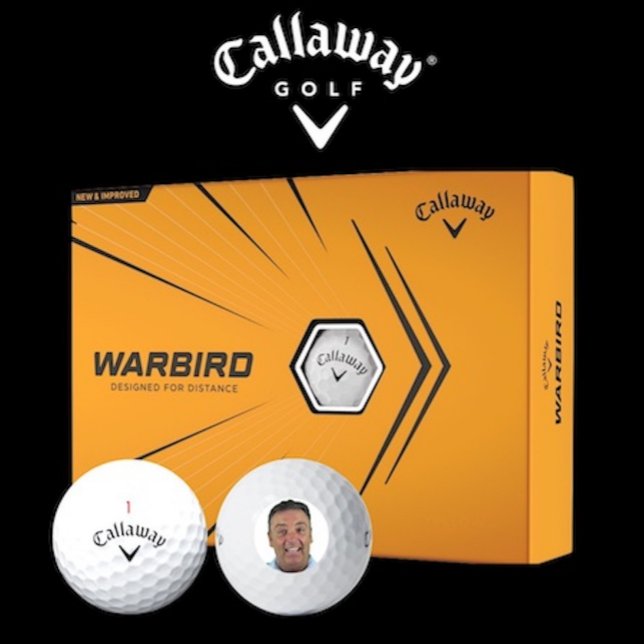Pelotas De Golf 12 x Callaway Warbird Custom Photo Golf Balls (Box of 12 Callaway Warbird custom photo golf balls.)