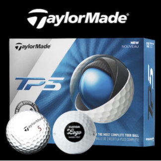 Pelotas De Golf 12 x TaylorMade TP5 Custom Logo Golf Balls