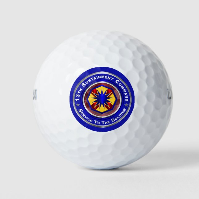 Pelotas De Golf 13º Comando de Apoyo  (Anverso)
