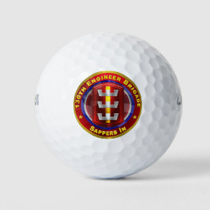 Pelotas De Golf 130.ª Brigada de Ingenieros "Sappers In" Golf Ball
