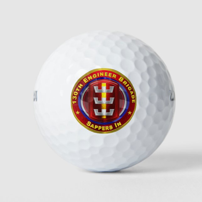 Pelotas De Golf 130.ª Brigada de Ingenieros "Sappers In" Golf Ball (Anverso)