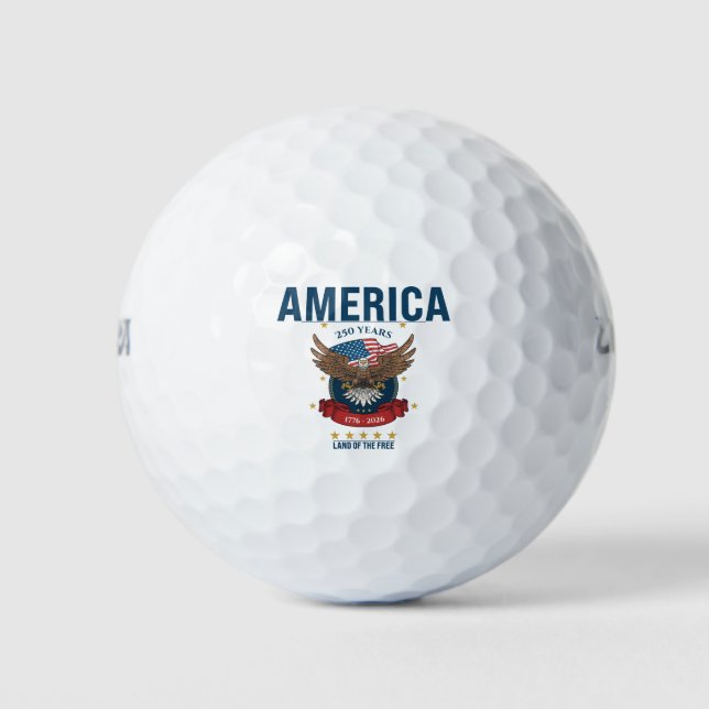 Pelotas De Golf 1776 2026 | Semicucentenario conmemorativo de EE.  (Anverso)