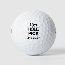 Pelotas De Golf 18.º Hole Pro Name