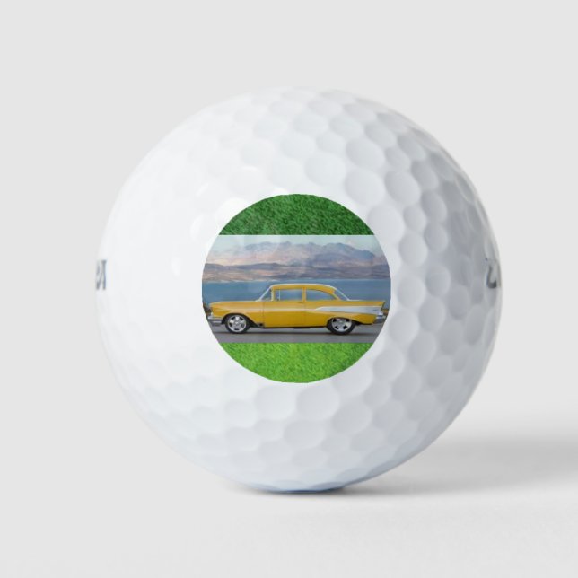 Pelotas De Golf 1957 Chevy en Wilson 500 Golf Balls (Anverso)