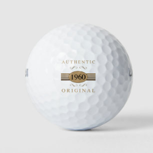 Pelotas De Golf 1960 Original cumpleaños número 60