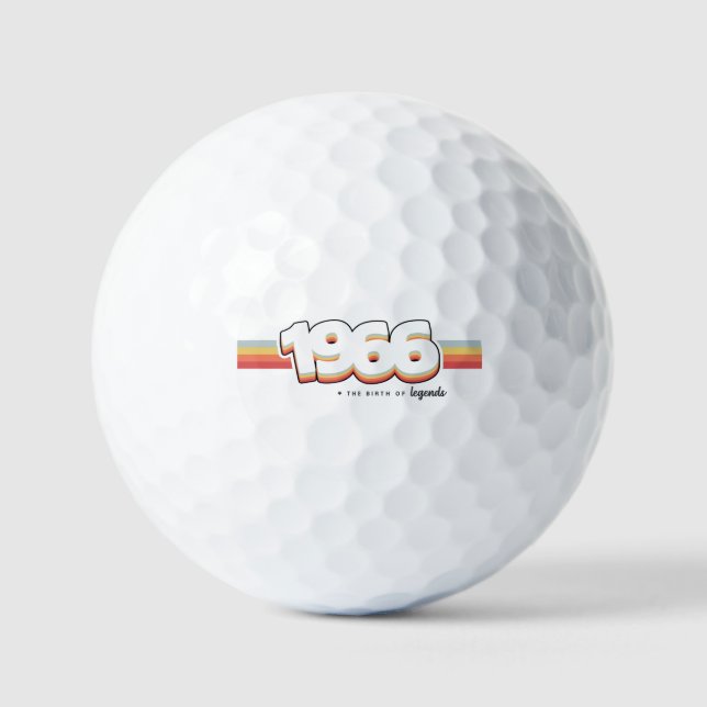 Pelotas De Golf 1966 The birth of legends (Anverso)