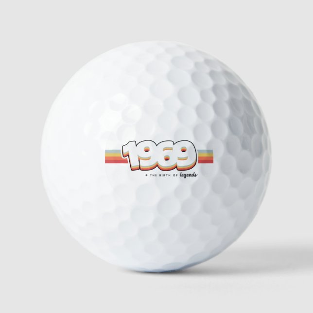 Pelotas De Golf 1969 El nacimiento de las leyendas (Anverso)