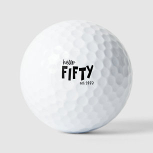 Pelotas De Golf 1973, 50 aniversario de cumpleaños, vuelta de cump