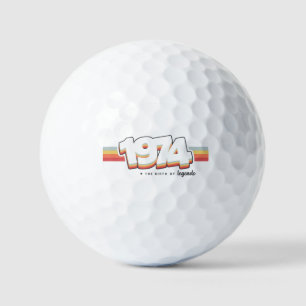 Pelotas De Golf 1974 El nacimiento de las leyendas