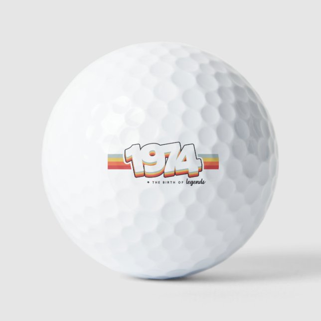 Pelotas De Golf 1974 El nacimiento de las leyendas (Anverso)
