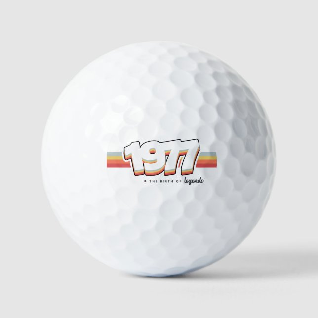 Pelotas De Golf 1977 El nacimiento de las leyendas (Anverso)