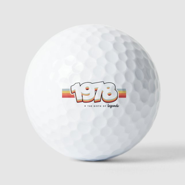 Pelotas De Golf 1978 El nacimiento de las leyendas (Anverso)
