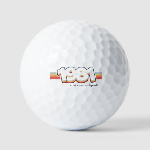 Pelotas De Golf 1981 El nacimiento de las leyendas