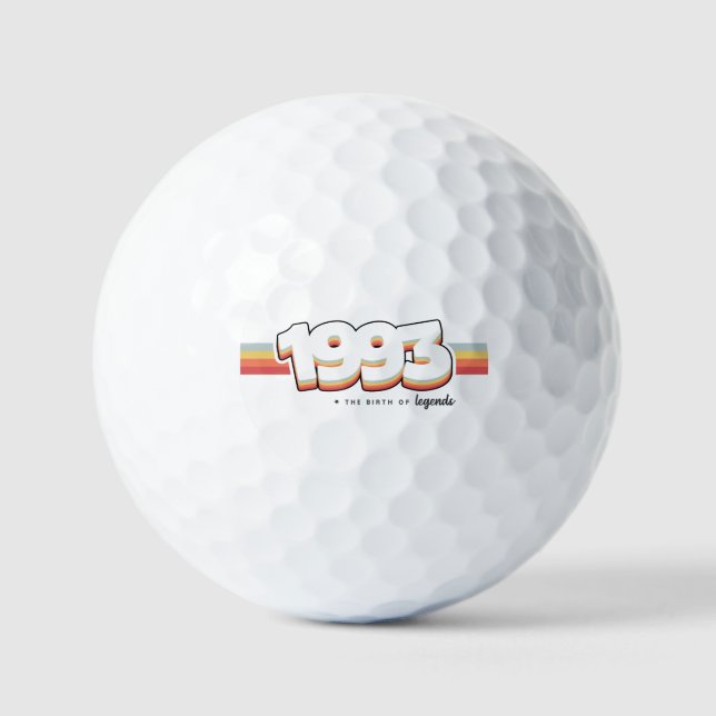 Pelotas De Golf 1993 El nacimiento de leyendas (Anverso)