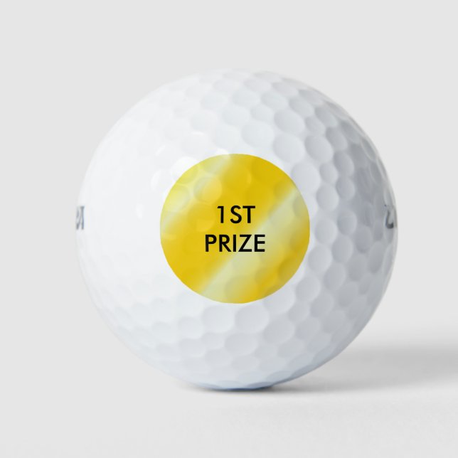 Pelotas De Golf 1.ᵉʳ premio personalizado de medallas de oro juego (Anverso)