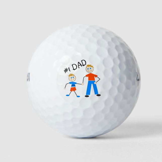 PELOTAS DE GOLF #1 DAD (Anverso)
