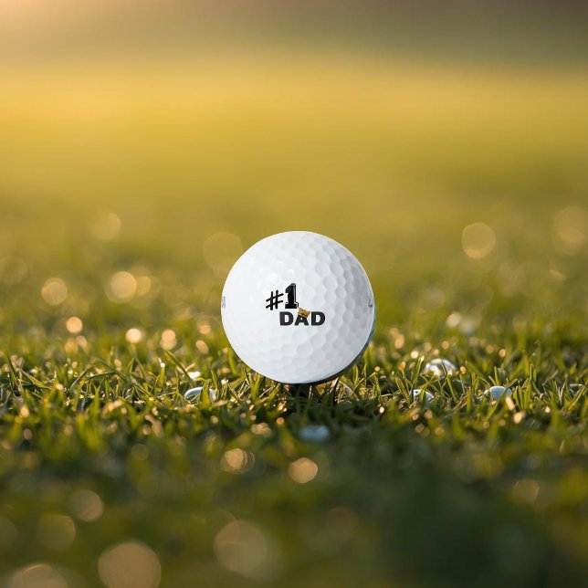 Pelotas De Golf #1 Dad Love Golf Balls (Subido por el creador)