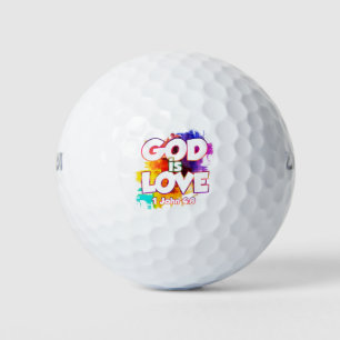 Pelotas De Golf 1 Juan 4:16 Dios es amor, y quienquiera que siga e