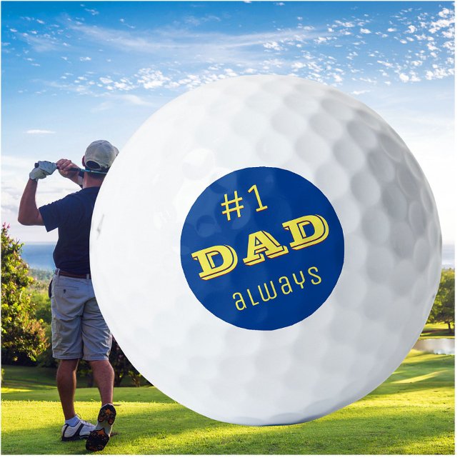 Pelotas De Golf #1 Papá siempre brillante y audaz (Subido por el creador)