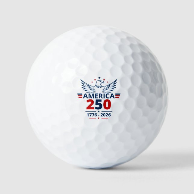 Pelotas De Golf 250º Aniversario de EE. UU. (Anverso)